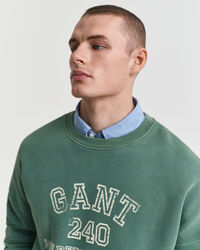 Rundhalsad sweatshirt med tryck