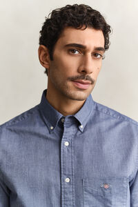 Klassisk kort&auml;rmad oxfordskjorta