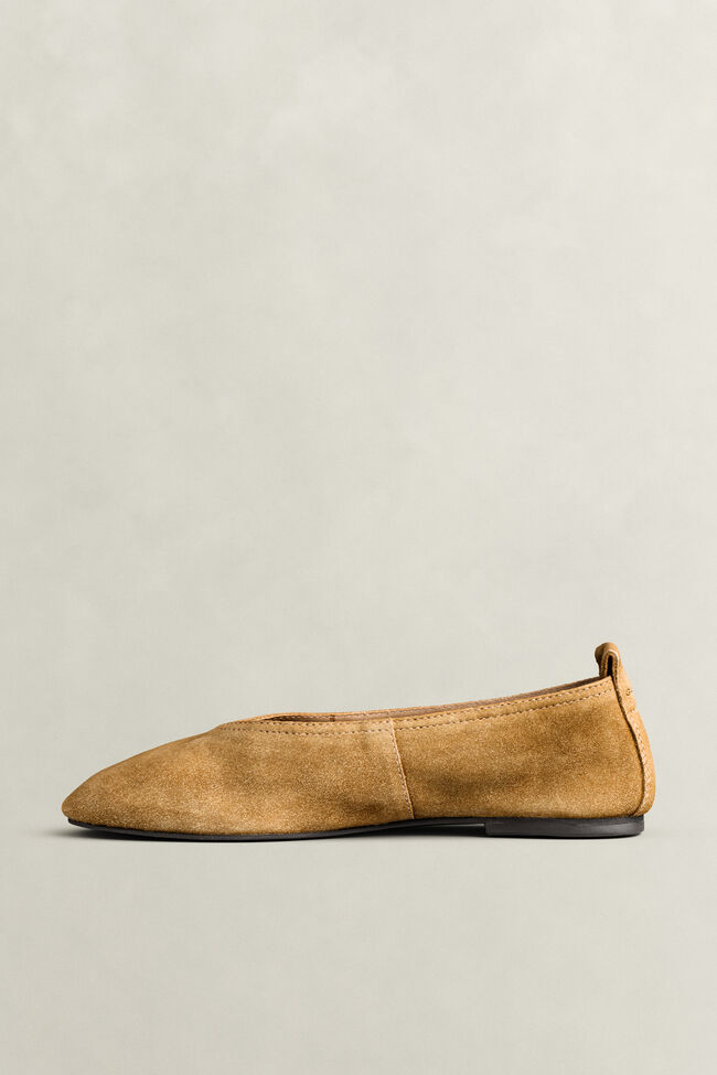 Chadii ballerinaskor i mocka