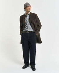 Regular fit randig poplinskjorta fr&aring;n arkivet