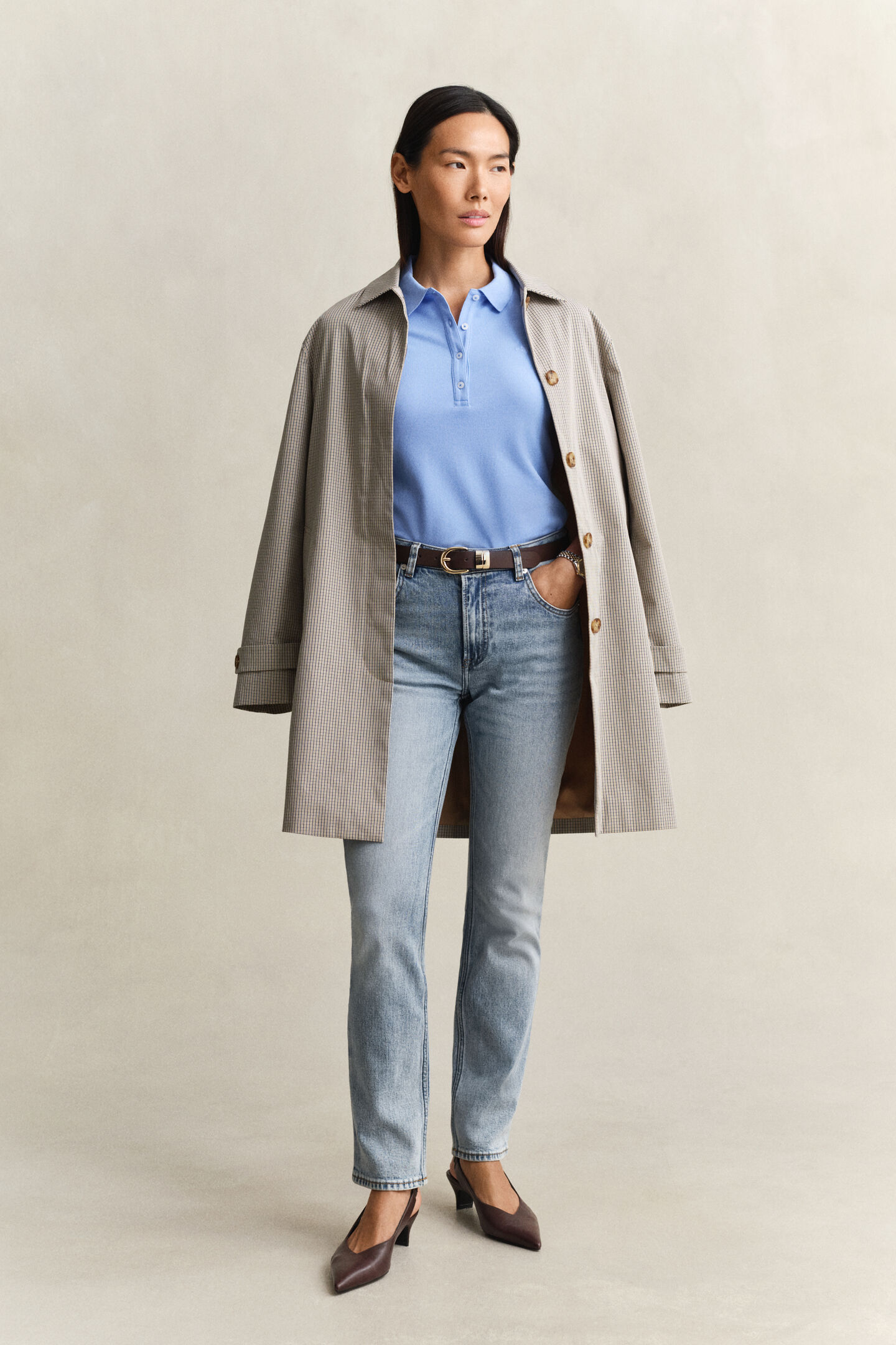 Slim fit Shield pik&eacute;tr&ouml;ja