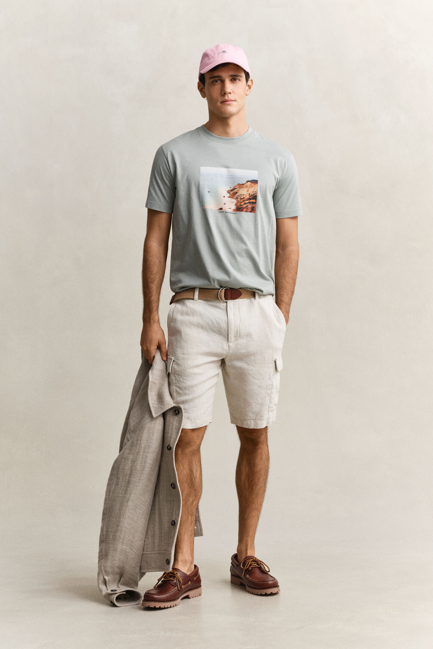 T-shirt med landskapsmotiv