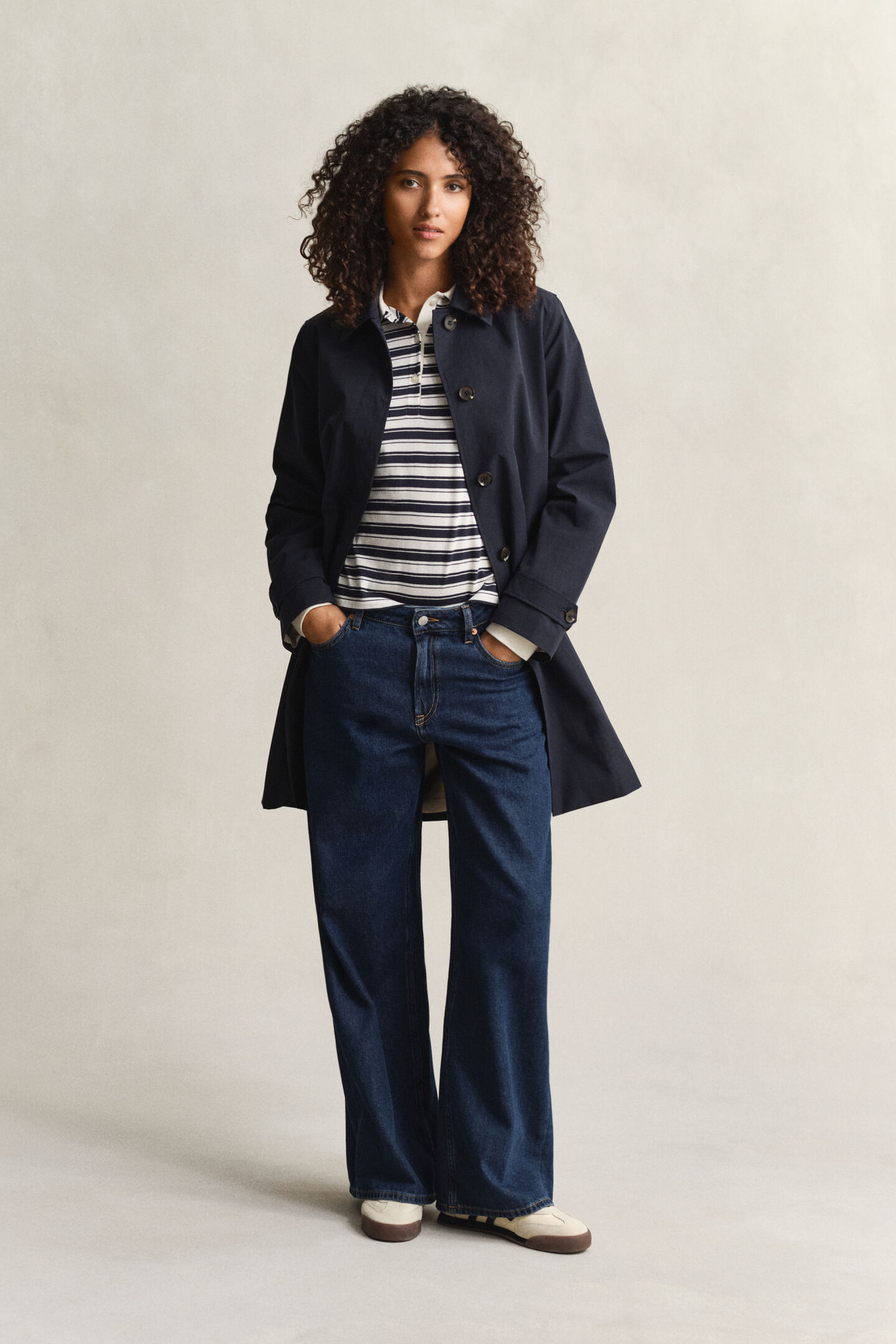 L&aring;ng&auml;rmad randig pik&eacute;tr&ouml;ja