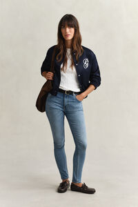 Skinny jeans med stretch