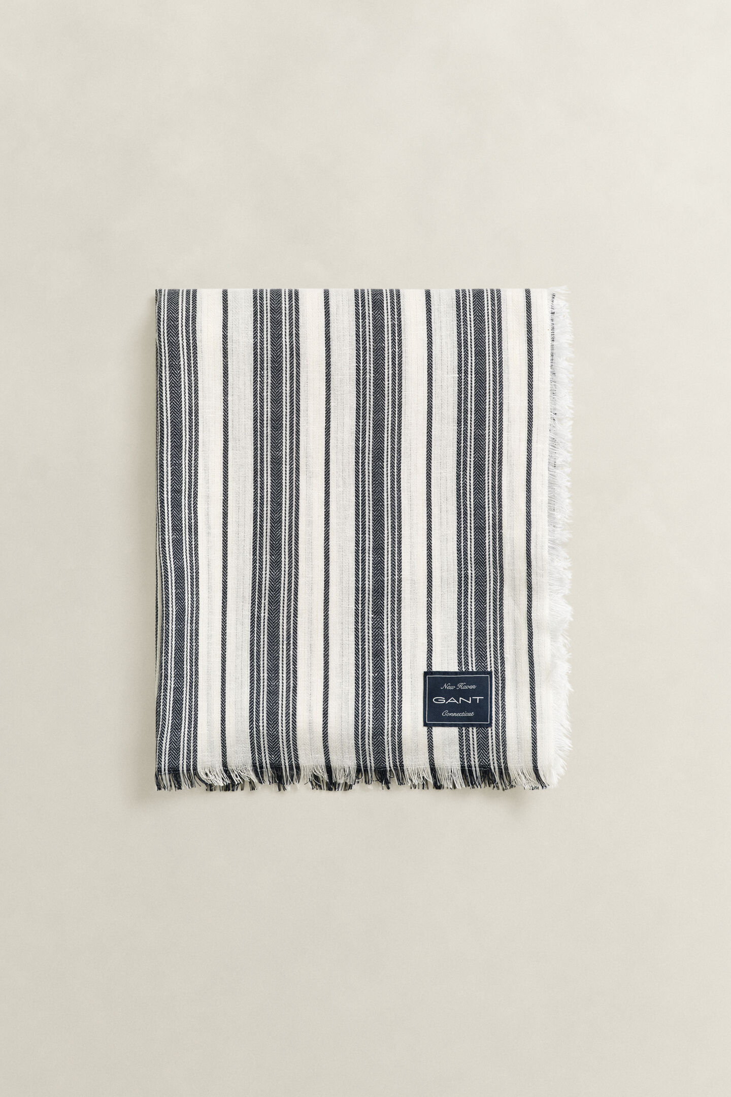 Yacht randig pl&auml;d i bomull och linne