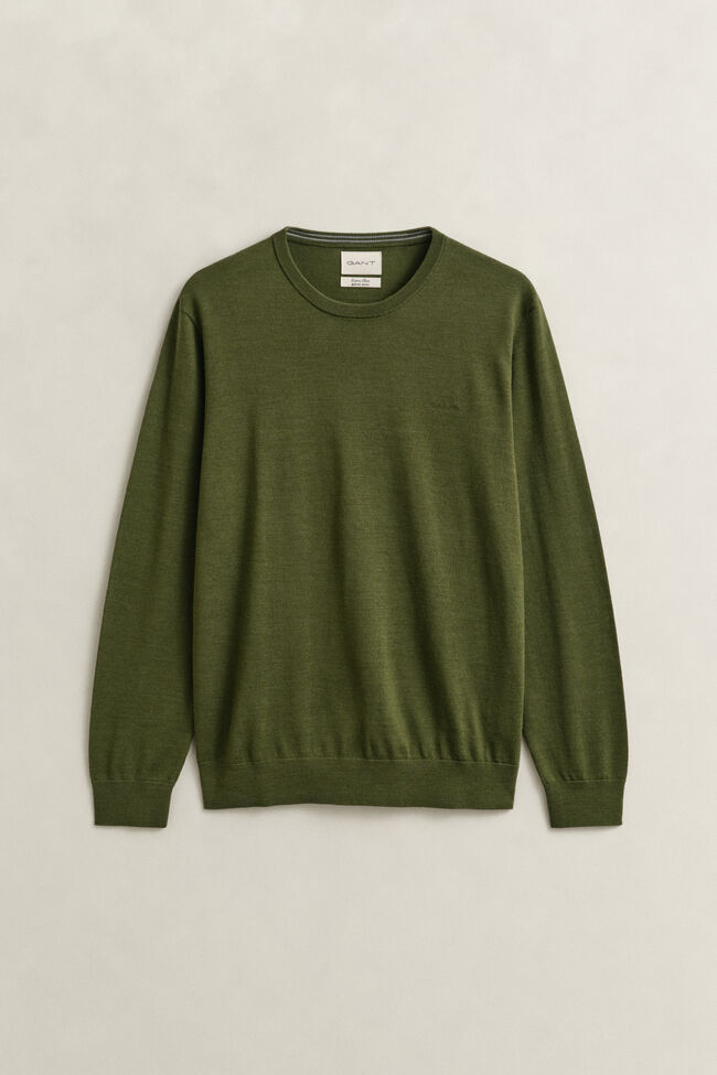 Merino Wool Crew Neck Sweater