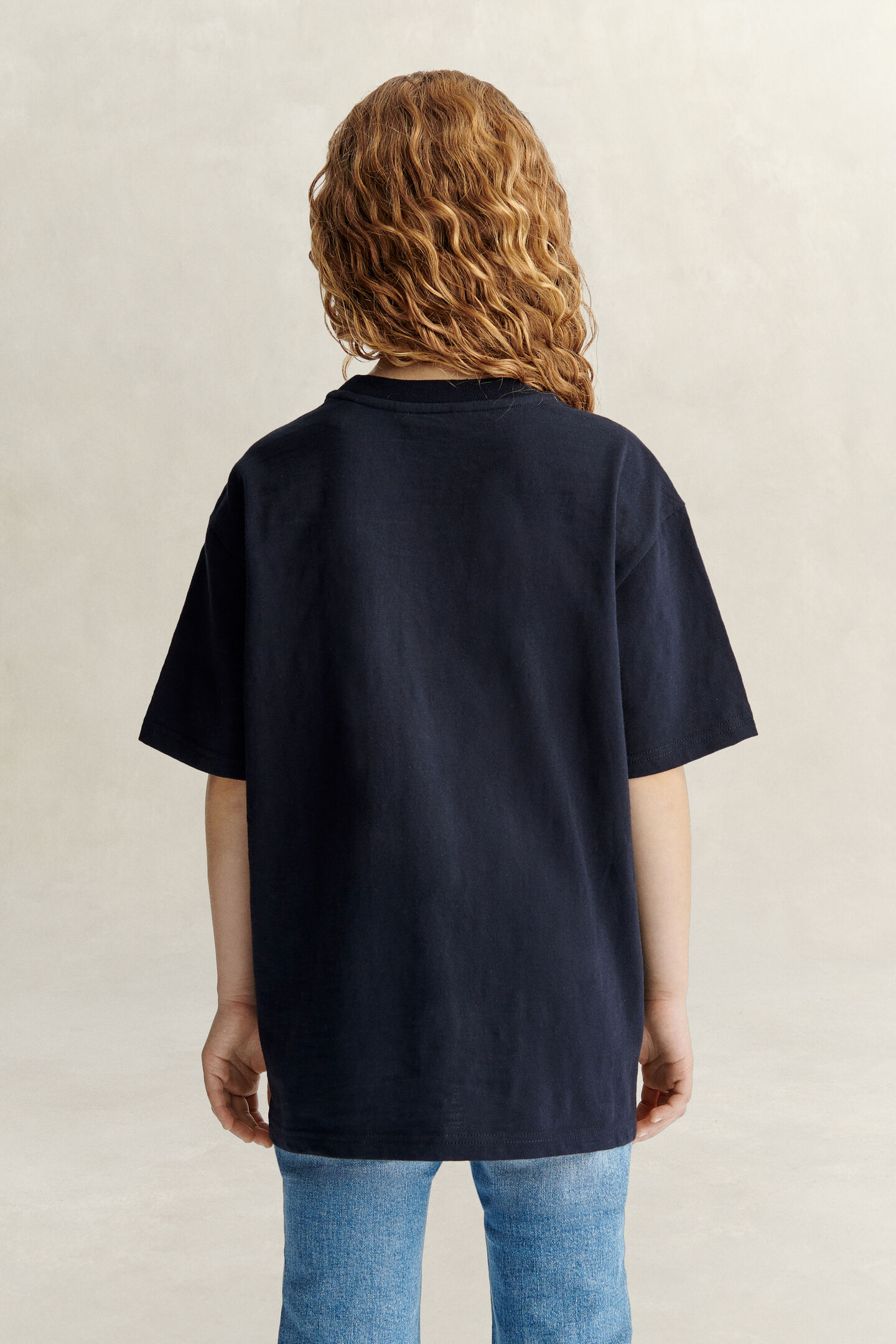 Teen Girls grovspunnen T-shirt