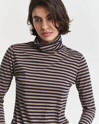 Tunn randig polotopp i bomull