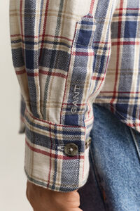 Twillskjorta med fickor