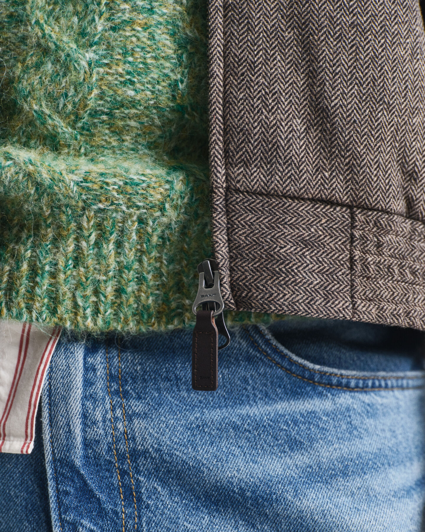 Harringtonjacka i ullblandning