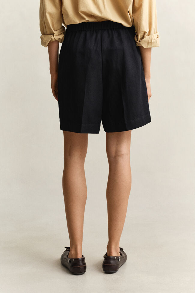 Shorts i linneblandning