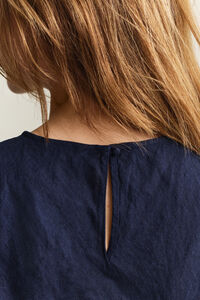 Snedskuren midikl&auml;nning i linne