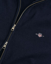 Casual Cotton kofta med dragkedja