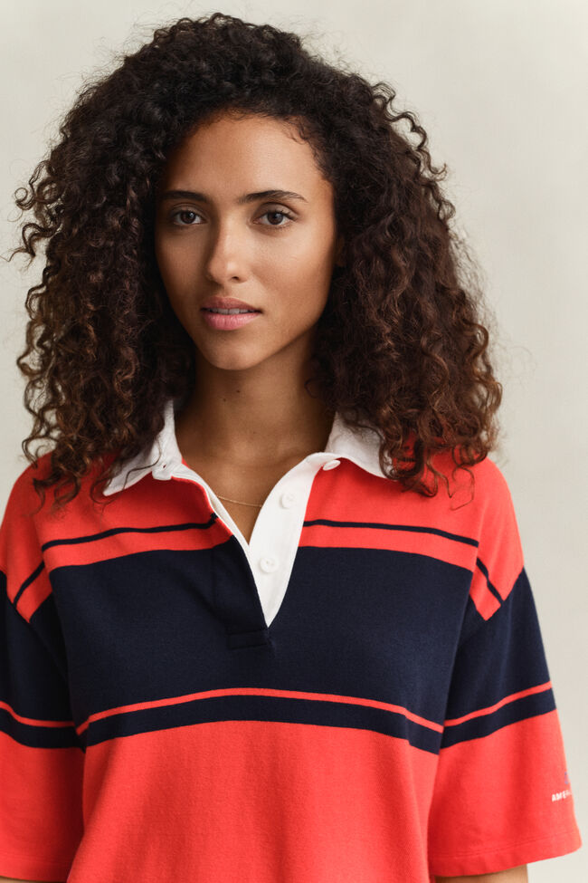 Bredrandig kort&auml;rmad Heavy Rugger