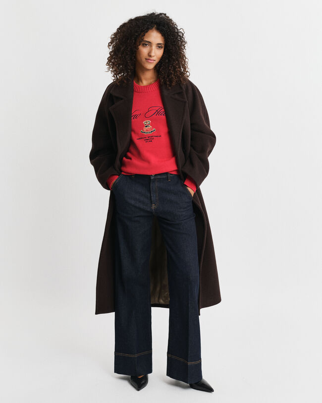 Rundhalsad tr&ouml;ja med tryck