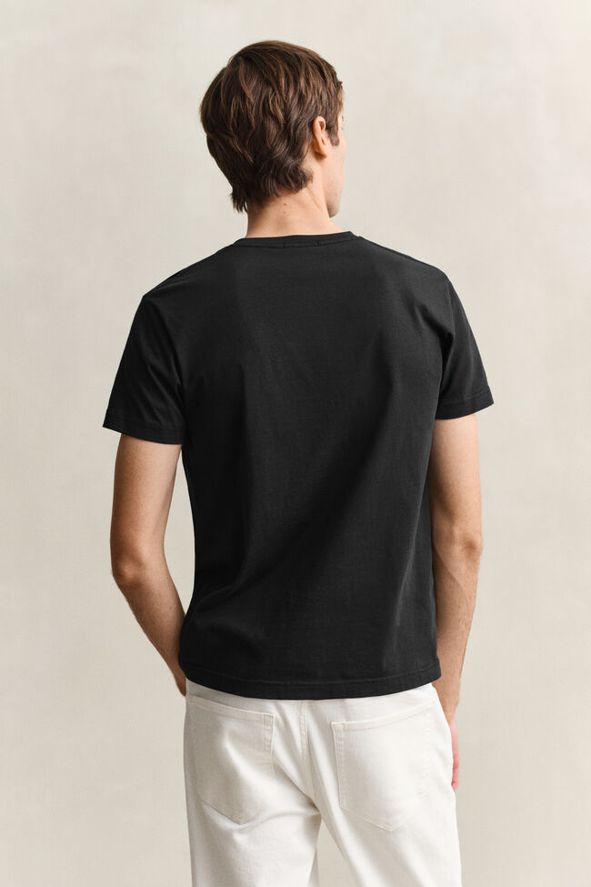 Slim fit Shield V-ringad T-shirt