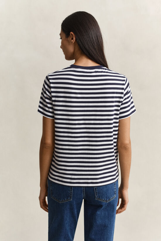 Shield randig T-shirt