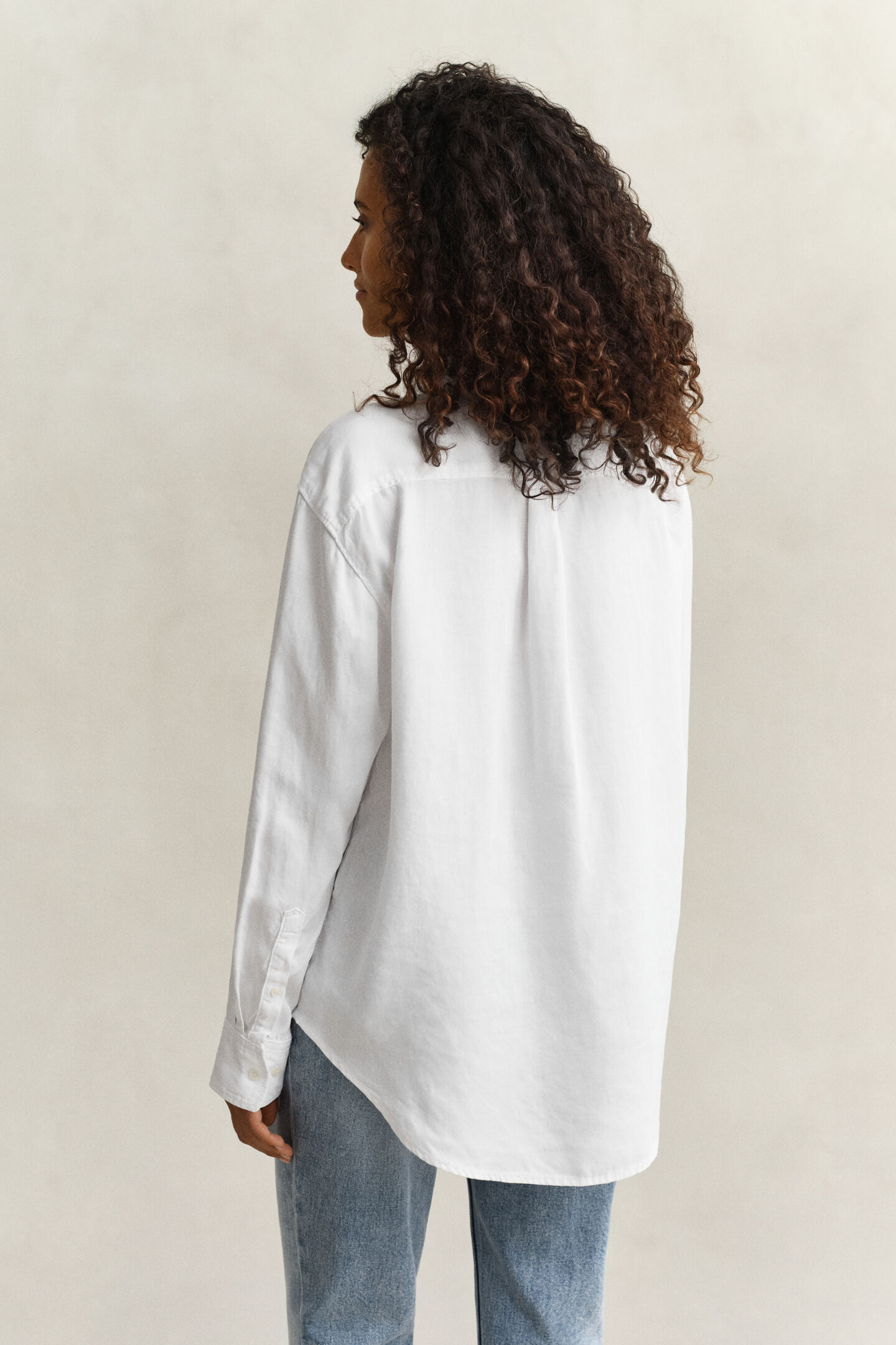 Indigof&auml;rgad skjorta