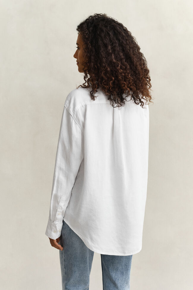 Indigof&auml;rgad skjorta