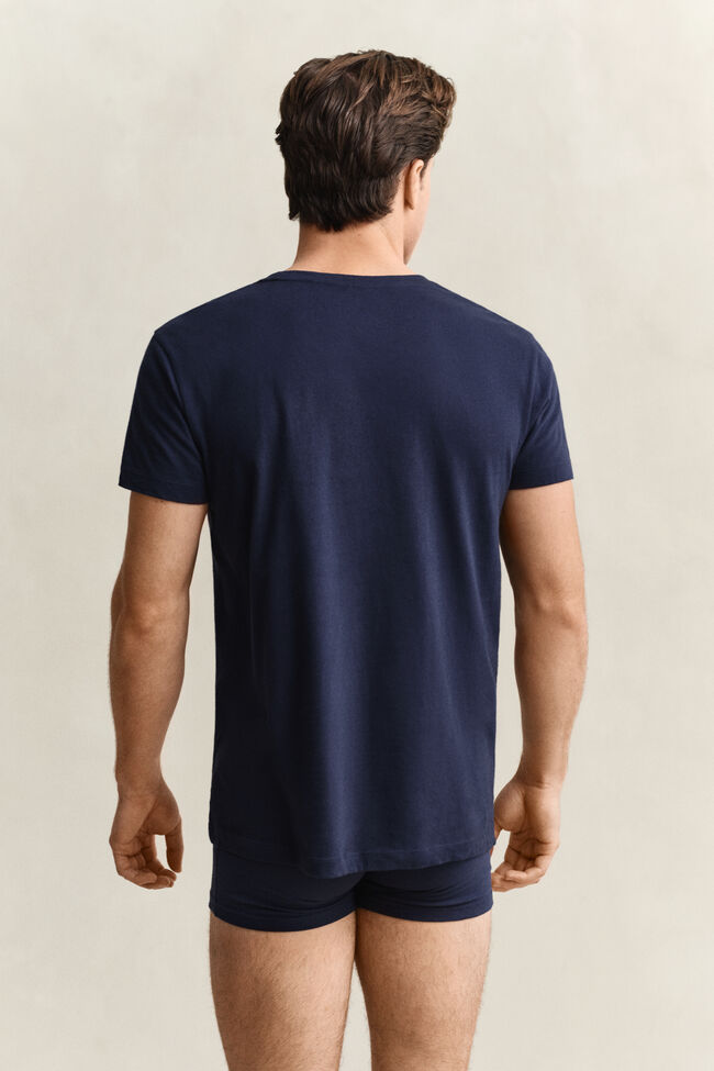 Tv&aring;pack rundhalsade T-shirtar