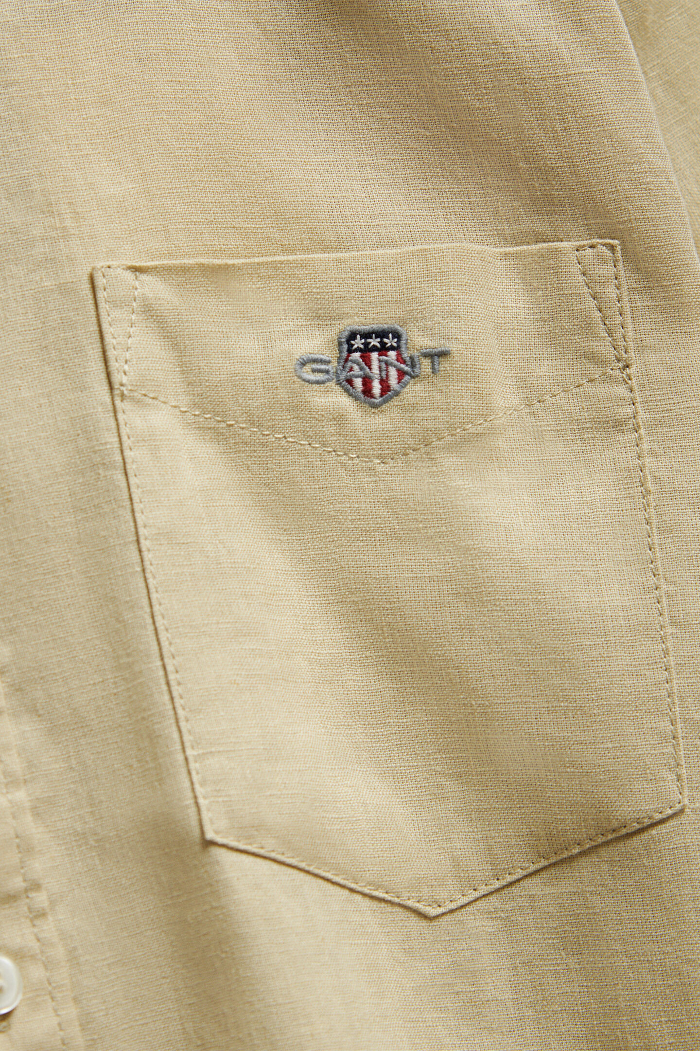 Teen Boys skjorta i linneblandning