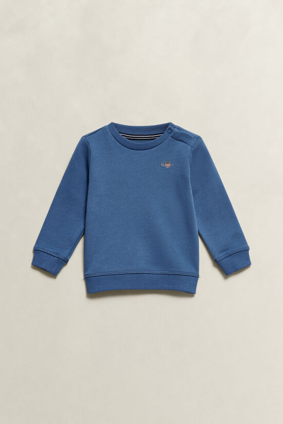 Kids sweatshirt med sk&ouml;ldemblem
