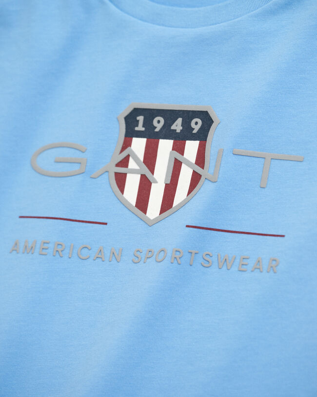 Kids Archive Shield l&aring;ng&auml;rmad T-shirt