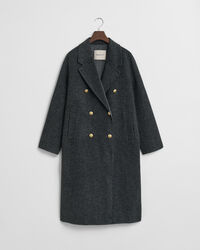 Rutig kappa med handsydda detaljer