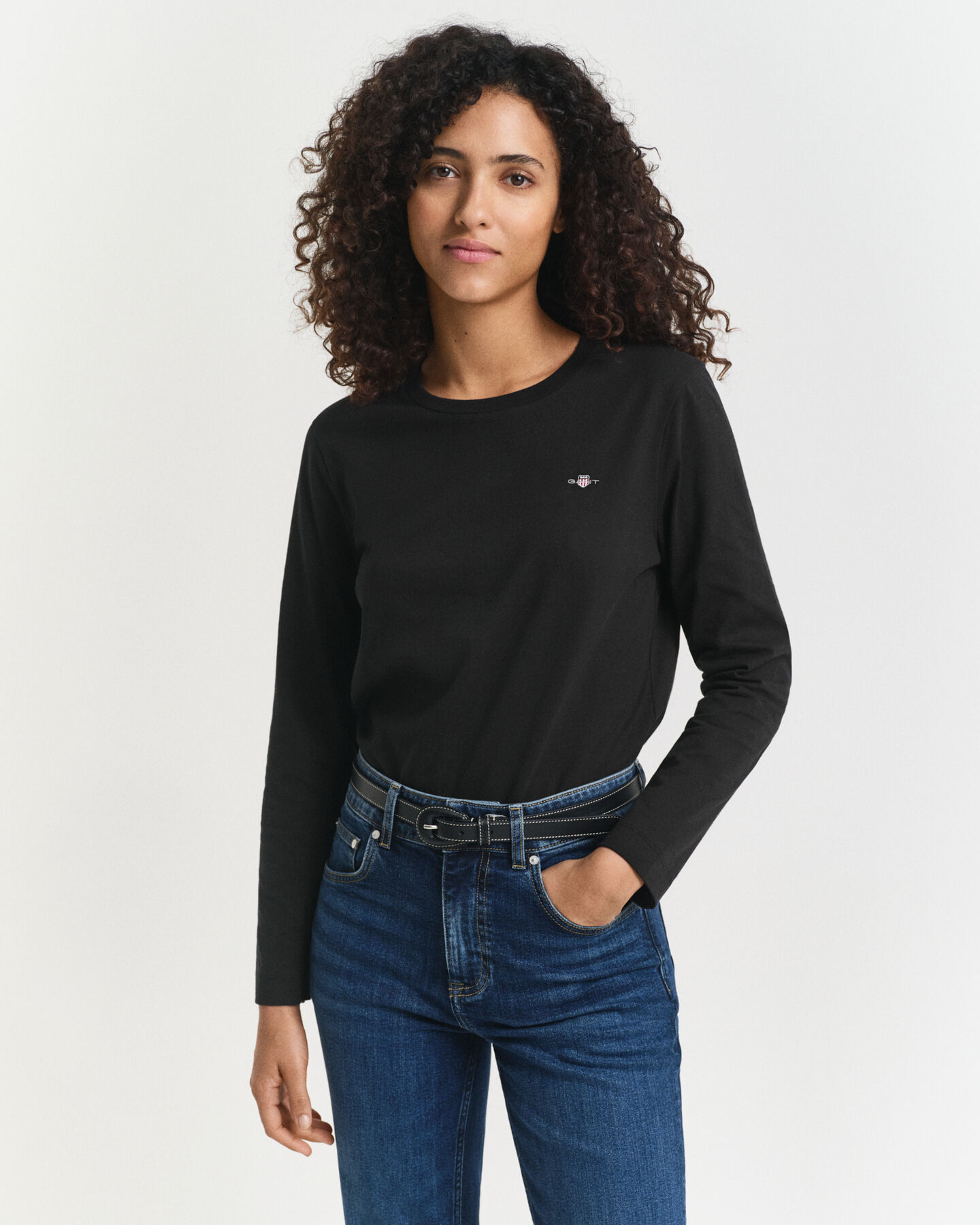 Shield l&aring;ng&auml;rmad T-shirt