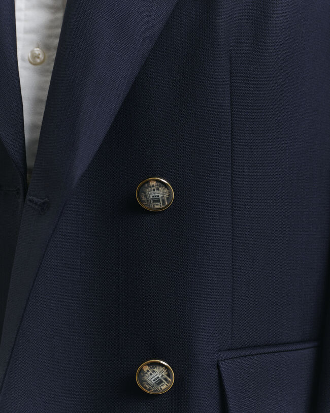 Oversized panamav&auml;vd kavaj i ull