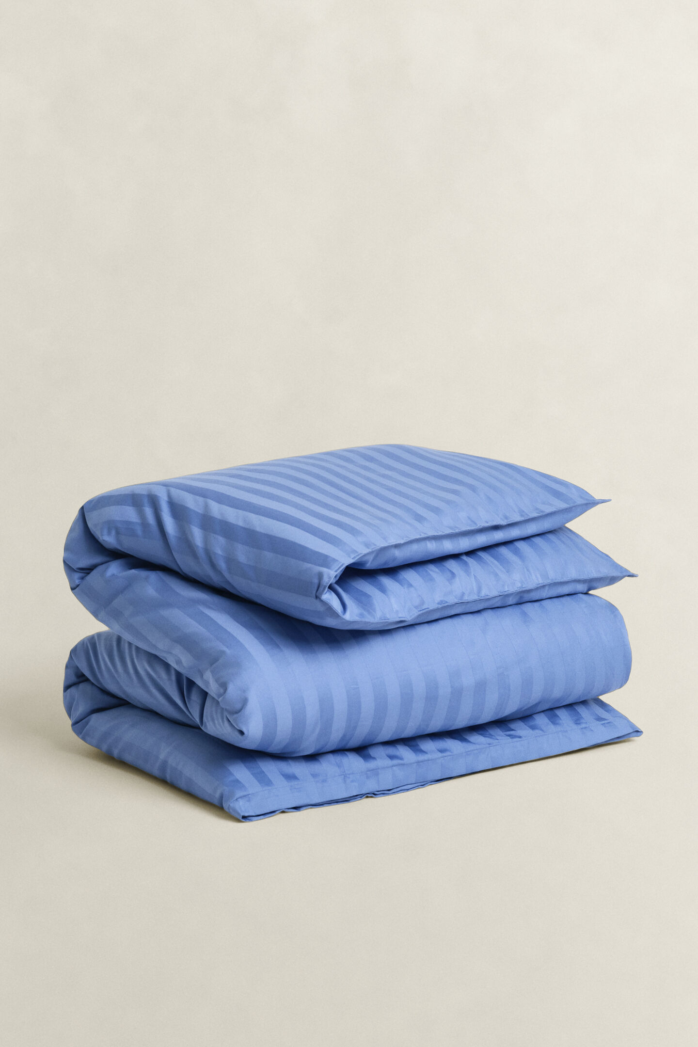 Sateen randigt p&aring;slakan, enkel