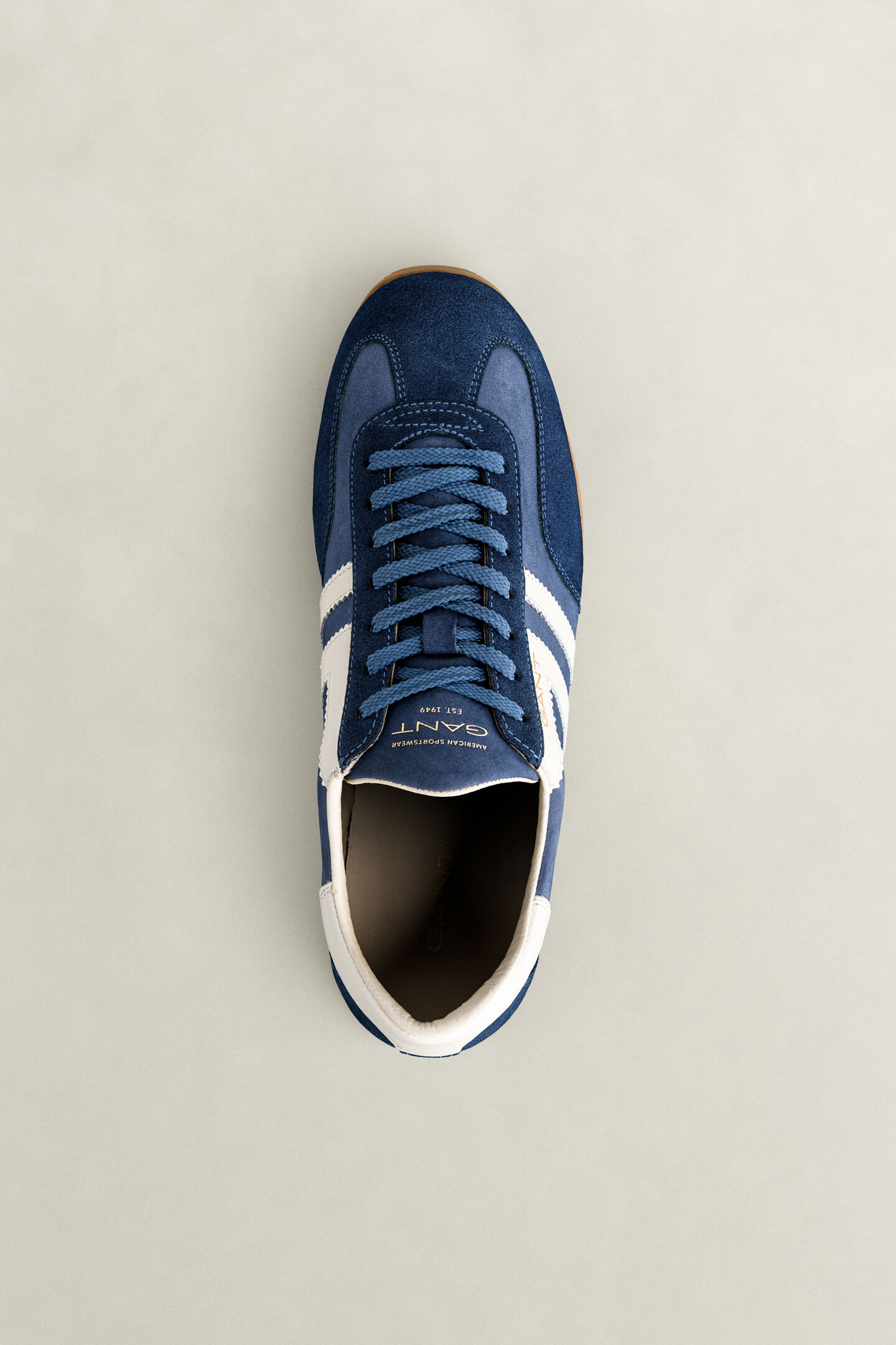 Spearclub sneakers i mocka och l&auml;der