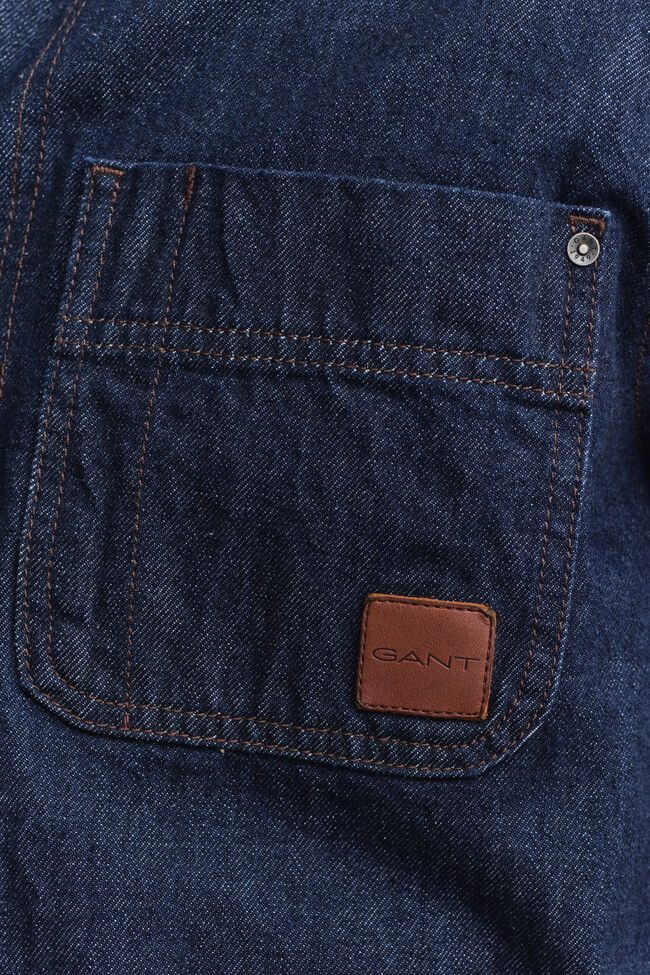 Indigof&auml;rgad arbetarjacka