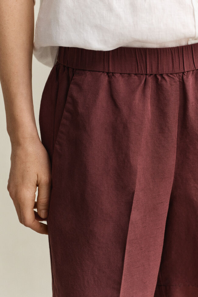 Shorts i linneblandning