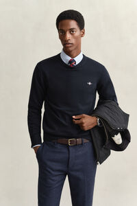 Rundhalsad tr&ouml;ja i bomull