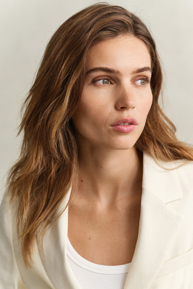 Kavaj i linne med stretch