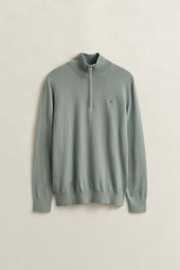 Klassisk bomullstr&ouml;ja med dragkedja vid hals&ouml;ppningen