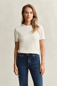 L&auml;tt kort&auml;rmad rundhalsad tr&ouml;ja