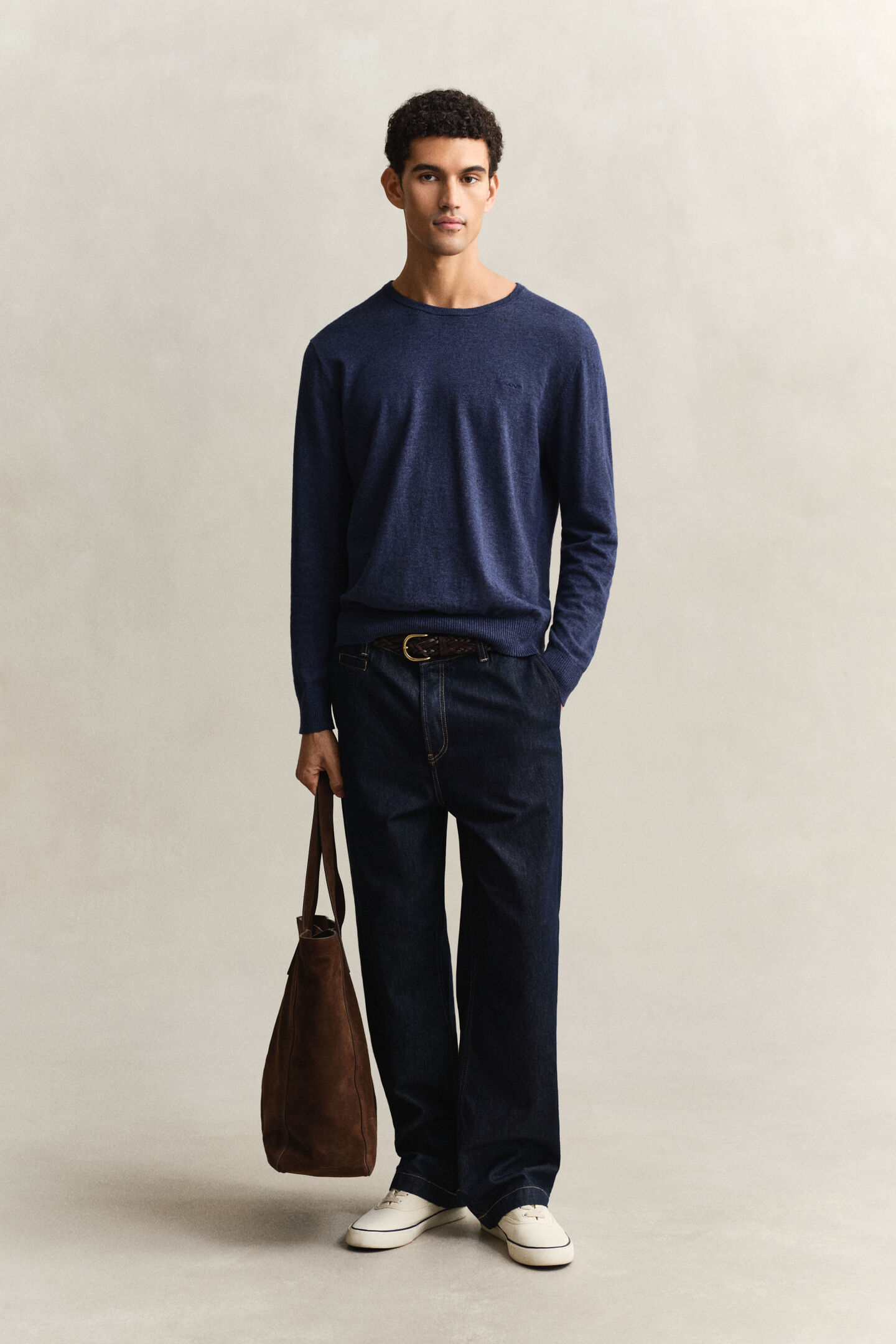 Tr&ouml;ja i grovspunnen bomullsblandning