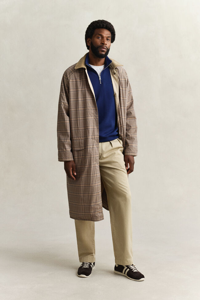 Shield sweatshirt med dragkedja vid hals&ouml;ppningen