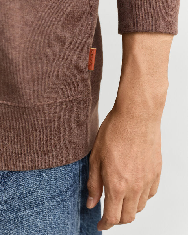 Sacker Rib sweatshirt med half-zip