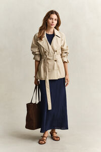 Snedskuren midikl&auml;nning i linne