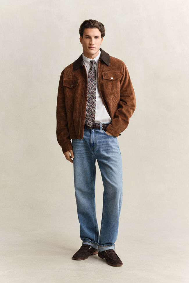 Pinpointv&auml;vd oxfordskjorta