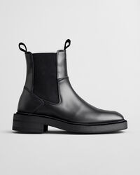 Fallwi medelh&ouml;ga boots i l&auml;der