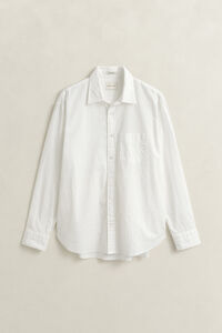 Relaxed fit dobbyv&auml;vd randig skjorta