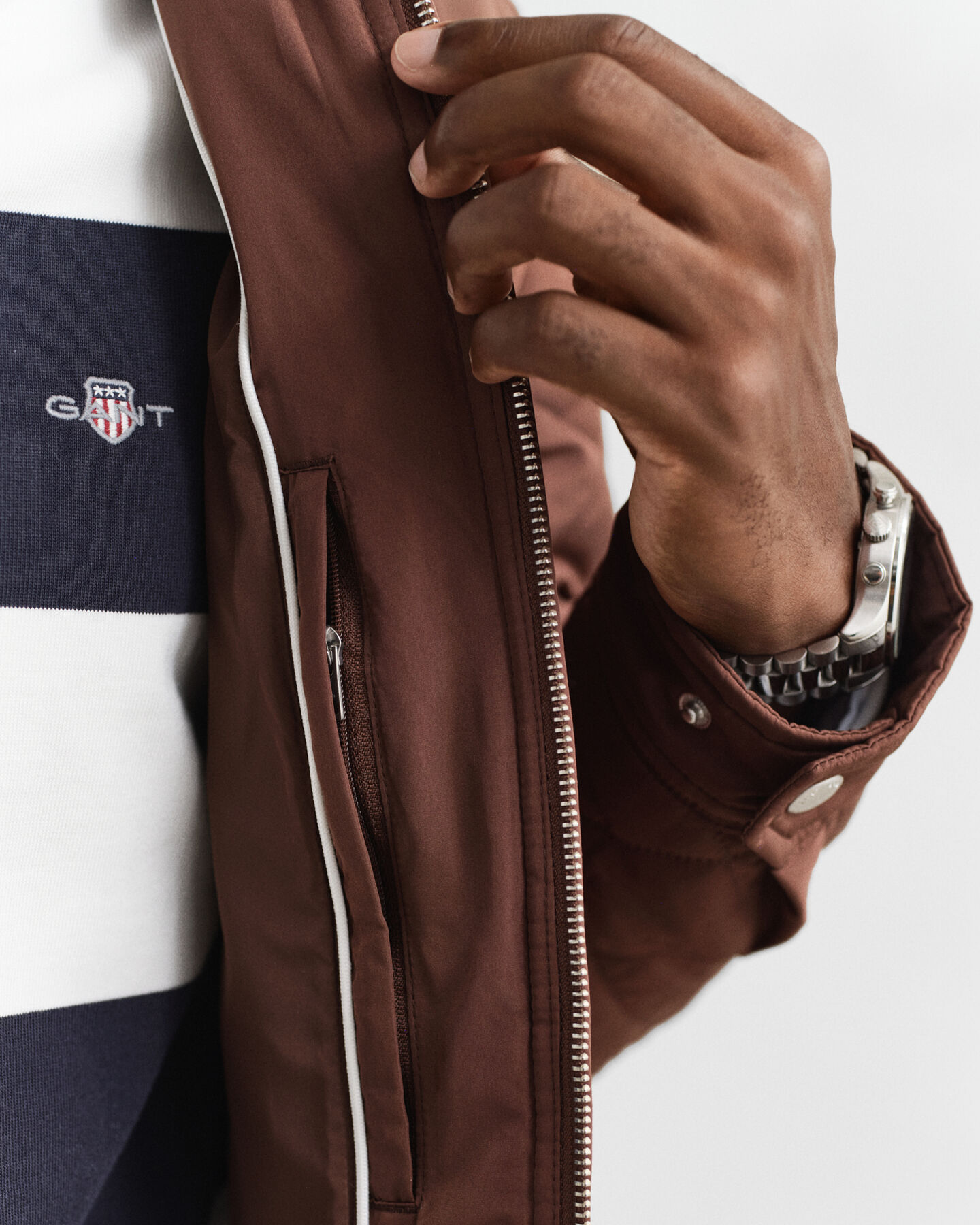 Quiltad Windcheater jacka