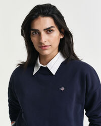 Shield sweatshirt med rund hals