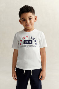 Boys T-shirt med kustmotiv