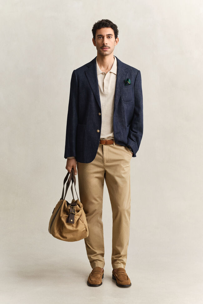 Klassiska chinos med slim fit