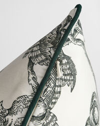 Tr&auml;dm&ouml;nstrat kuddfodral i satin